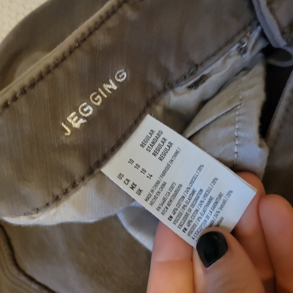 Womens American Eagle brown/plum jeggings 360 super stretch size 10 - Picture 4 of 7